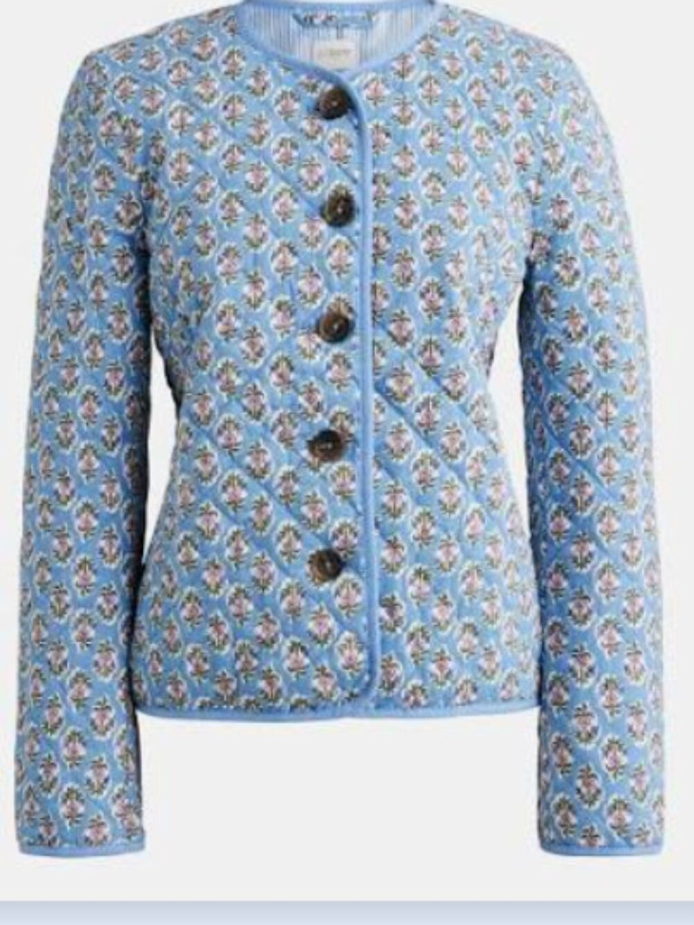 Jcrew Factory Quilted Floral Jacket